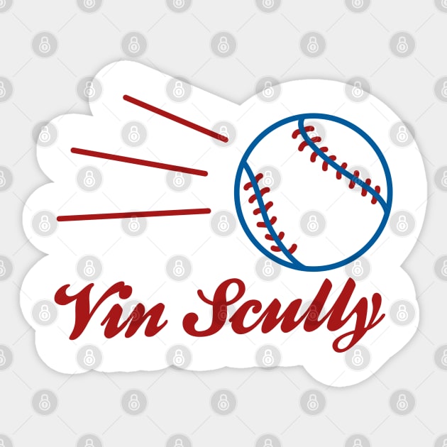 Vin Scully Sticker by Stevendan